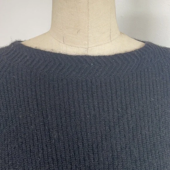 Balenciaga long sleeve sweater knit dress
